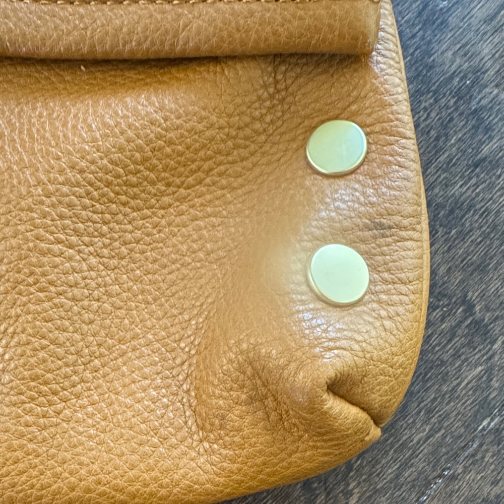 Hammitt Amber Tan Leather Crossbody with Gold Hardware - Picture 2 of 5